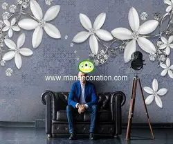 پوستردیواری گل سه بعدی لوکس کد vip045