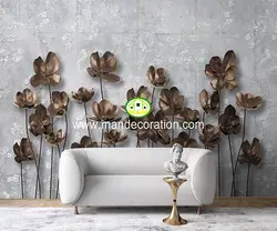 پوستردیواری گل سه بعدی لوکس کد vip050