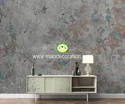 پوستردیواری داماسک پتینه ای لوکس کد vip077