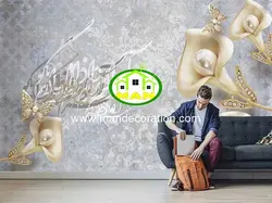 پوستردیواری گل خطی لوکس کد vip103