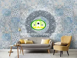 پوستردیواری داماسک پتینه لوکس کد vip106