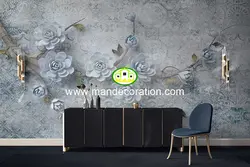 پوستردیواری گل سه بعدی لوکس کد vip209