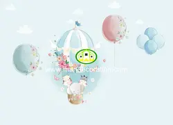 پوستردیواری کودک بالن و بادکنک 13215