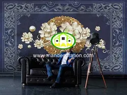 پوستردیواری گل سه بعدی لوکس کد vip127