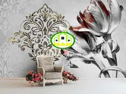 پوستردیواری داماسک گلدار لوکس کد vip130