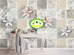 پوستردیواری گل سه بعدی لوکس کد vip129