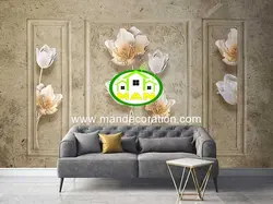 پوستردیواری گل سه بعدی لوکس کد vip135