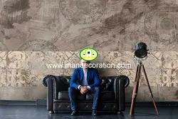 پوستردیواری پتینه ای لوکس کد vip238