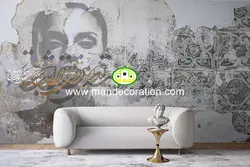 پوستردیواری چهره پتینه لوکس کد vip240