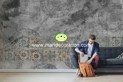 پوستردیواری پتینه ای لوکس کد vip239