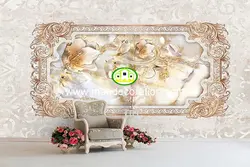پوستردیواری گل سه بعدی لوکس کد vip249