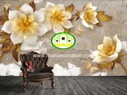 پوستردیواری گل سه بعدی لوکس کد vip155