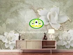 پوستردیواری گل سه بعدی لوکس کد vip157