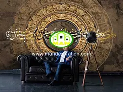 پوستردیواری خطی نستعلیق سه بعدی لوکس کد vip162