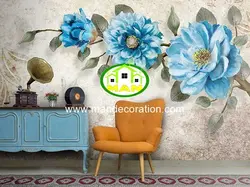 پوستردیواری گل سه بعدی لوکس کد vip173