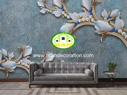 پوستردیواری گل سه بعدی لوکس کد vip166