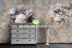 پوستردیواری گل پتینه لوکس کد vip258