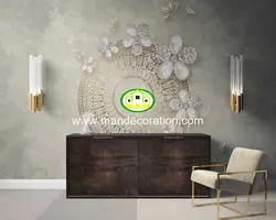 پوستردیواری گل سه بعدی لوکس کد vip320