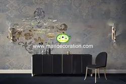 پوستردیواری داماسک پتینه لوکس کد vip265