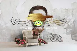 پوستردیواری چهره خطی لوکس کد vip269