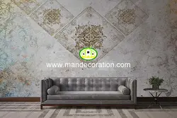 پوستردیواری داماسک پتینه لوکس کد vip266