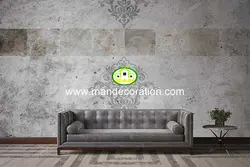 پوستردیواری داماسک پتینه ای لوکس کد vip276