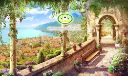 پوستردیواری طبیعت ساحل و راهرو در کنار آن کد 5302