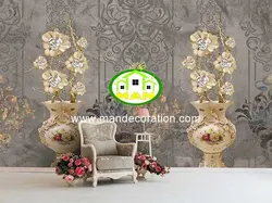 پوستردیواری گل پتینه لوکس کد vip147