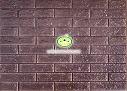 دیوار پوش فومی طرح آجری رنگ قهوه ای تیره 8 میل ایرانی