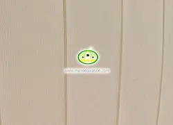 دیوارپوش فومی طرح چوب رنگ سفید