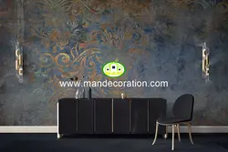 پوستردیواری داماسک پتینه لوکس کد vip282