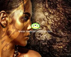 پوستردیواری چهره خطی لوکس کد vip346