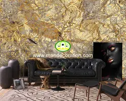 پوستردیواری پتینه ای لوکس کد vip349