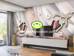 پوستردیواری گل سه بعدی لوکس کد vip426