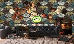 پوستردیواری سه بعدی لوکس کد vip510