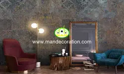 پوستردیواری داماسک پتینه لوکس کد vip520