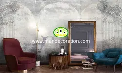 پوستردیواری سه بعدی پتینه لوکس کد vip539