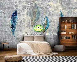 پوستردیواری پتینه سه بعدی لوکس کد vip387