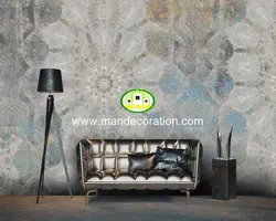 پوستردیواری گل پتینه ای لوکس کد vip392