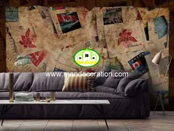 پوستردیواری سه بعدی لوکس کد vip445