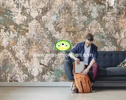 پوستردیواری داماسک پتینه لوکس کد vip395