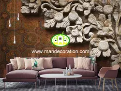 پوستردیواری گچبری لوکس کد vip452