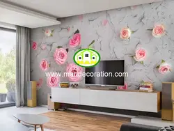 پوستردیواری گل سه بعدی لوکس کد vip475