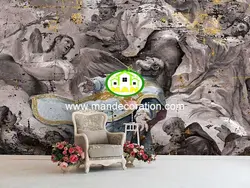 پوستردیواری سه بعدی لوکس کد vip468