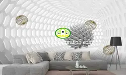 پوستردیواری سه بعدی لوکس کد vip606