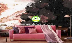 پوستردیواری سه بعدی نقاشی لوکس کد vip614