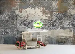 پوستردیواری سه بعدی پتینه لوکس کد vip661