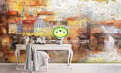 پوستردیواری سه بعدی نقاشی لوکس کد vip641