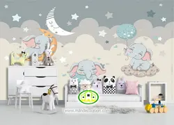 پوستردیواری سه بعدی کودک لوکس کد vip670