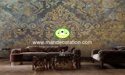 پوستردیواری داماسک لوکس کد vip556